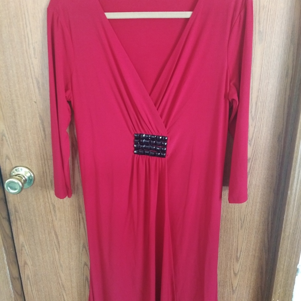 Red dress size 14